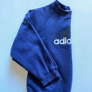 Cute Adidas logo and strip sweater